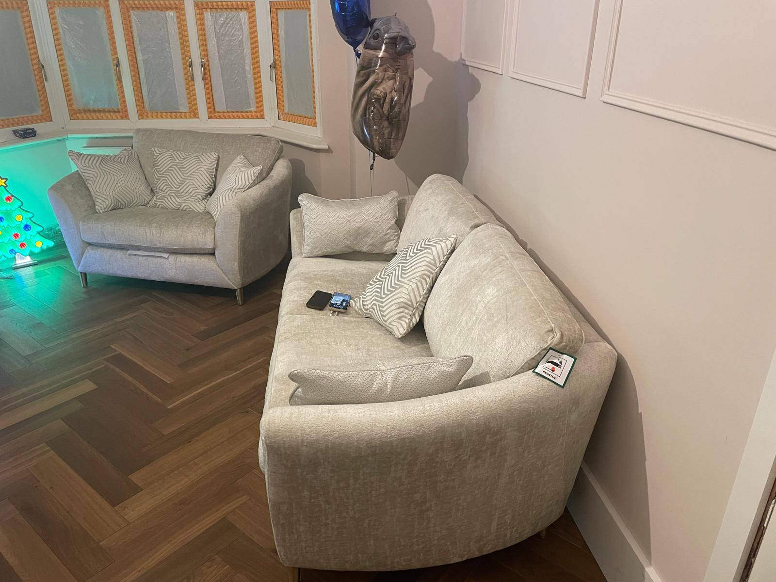 Finished lounge with premium detailing